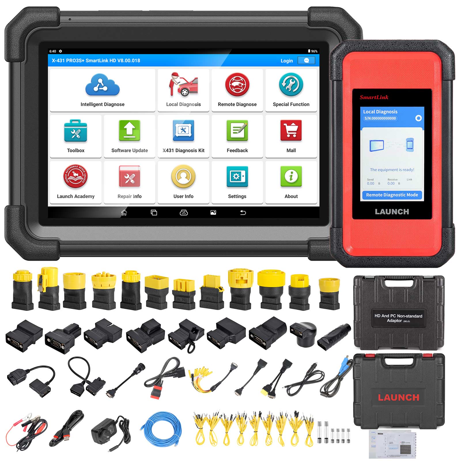 LAUNCH X431 PRO3S+ SmartLink HD 2 in 1